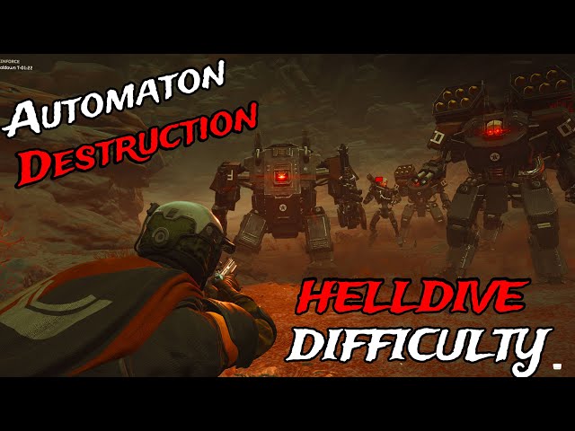 Helldivers 2 - Best SOLO Build Against Automatons (All Objectives/Outposts) MAX Difficulty