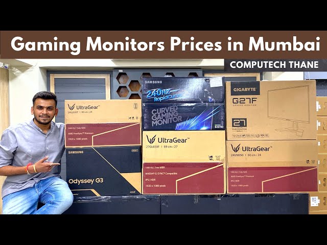 Budget Gaming Monitors Prices in Mumbai | Part 1 | Computech Thane 🔥