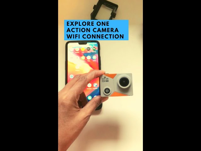 #shorts Explore One Action Camera: Wifi Connection, No internet on Android