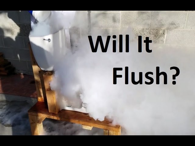 Flushing Liquid Nitrogen