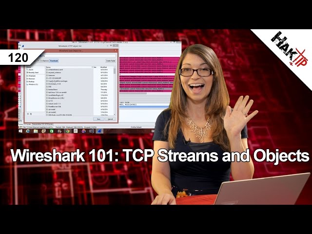 Wireshark 101: TCP Streams and Objects, HakTip 120