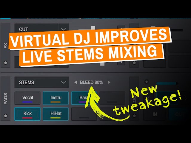 Update: Virtual DJ Stems IMPROVED In Latest Beta Update - DEMO!