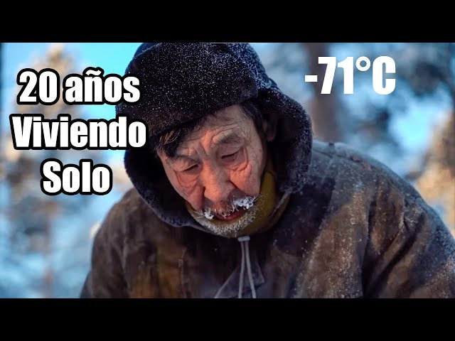 20 años Viviendo Solo en el Salvaje Bosque Siberiano | -71°C, Yakutia | Reacción | Davidvtxd