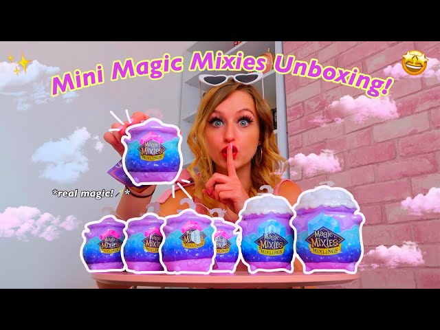 Unboxing the *NEW* Viral Mini Magic Mixies Mystery Cauldrons!!😱🪄🧙🏻‍♀️*ASMR + RARE FINDS!*😍✨