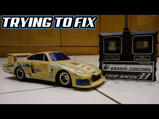 40 Year Old Porsche 935 Turbo TOY RC Car - Can I FIX it?