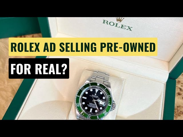 Rolex To Start Selling Pre Owned Watches?