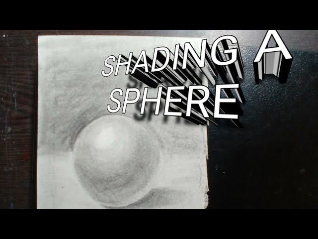How To Draw a Sphere For Beginners/How To Shade Sphere The Easy Tutorial @VandanaVibrantArt