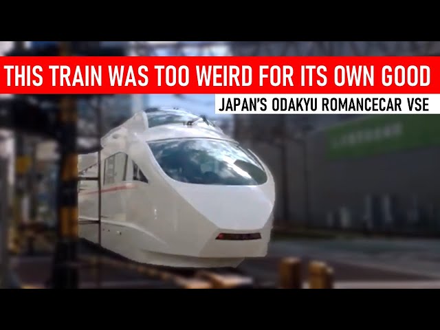 This Japanese Train was TOO WEIRD for its Own Good | Odakyu Romancecar VSE