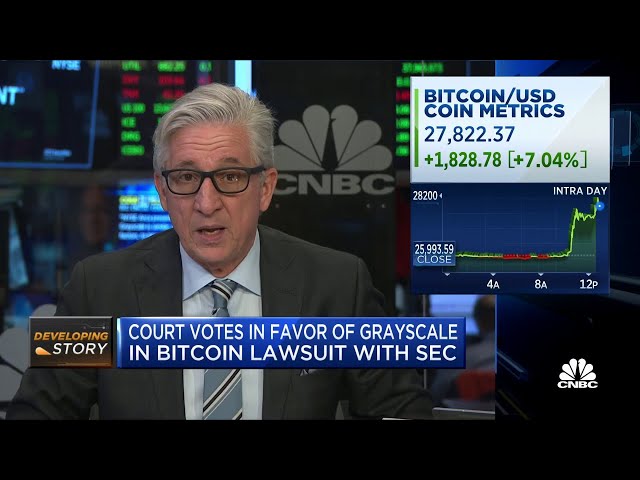 U.S. appeals court rules in favor of Grayscale over bitcoin ETF dispute with the SEC