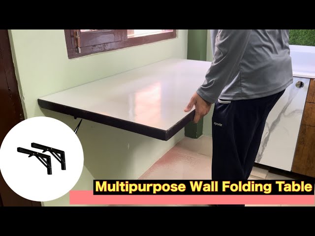 How To Install Multipurpose Wall Folding Table