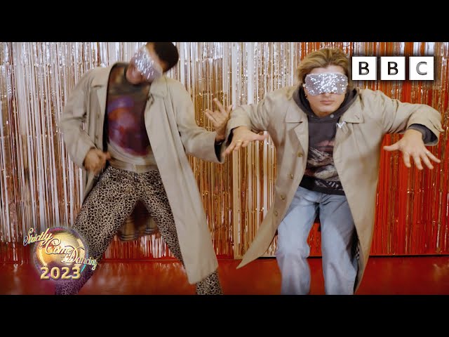 How in sync can our couples dance whilst blindfolded? ✨ BBC Strictly 2023