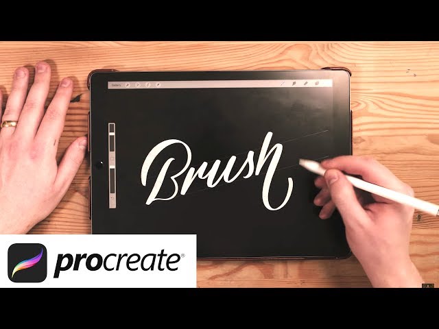 iPad Pro 2 (2017) 🖌  Procreate Lettering Brush Tutorial
