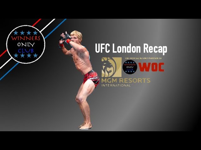 UFC London Recap