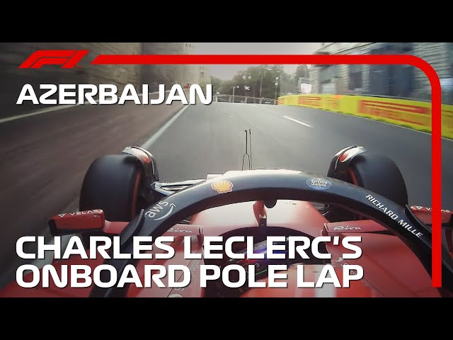 Charles Leclerc's Pole Lap | 2022 Azerbaijan Grand Prix | Pirelli