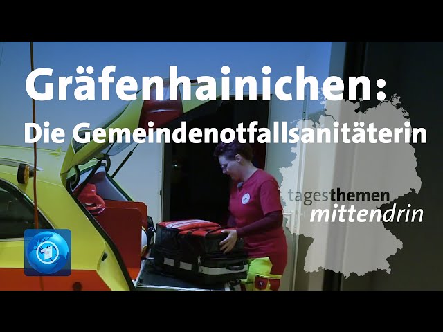Gräfenhainichen: Die Gemeindenotfallsanitäterin | tagesthemen mittendrin