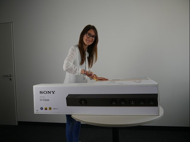 Unboxing: Sony Dolby Atmos Soundbar HT-ST5000
