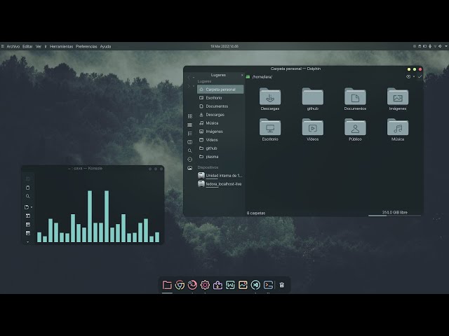 KDE Plasma Theme Tutorial - Ant Dark (Blur) Tutorial | Fedora 37 Workstation Desktop Customization