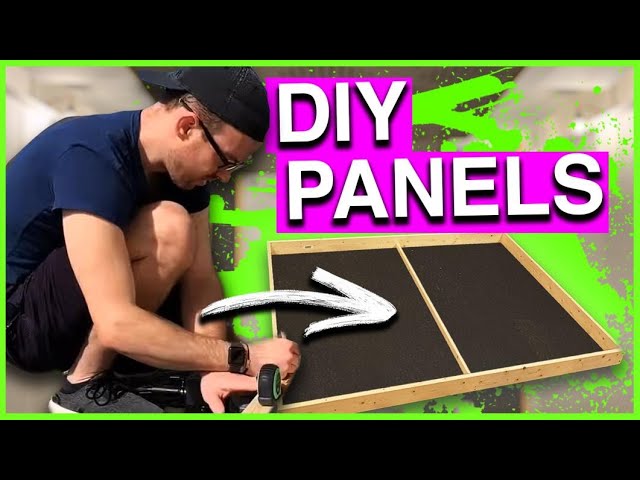 How I Built My Acoustic Panels (Wall, Ceiling, and Cloud Panels)