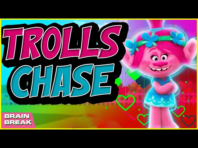 Trolls Valentines Day Chase | Kids Movement Brain Break | GoNoodle Inspired