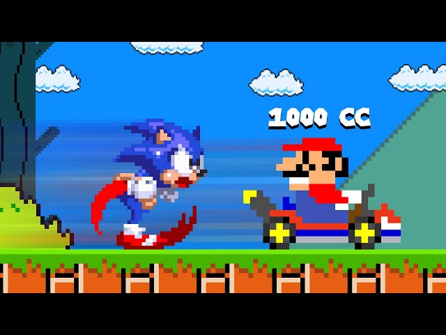 10 Fun Ways Mario can beat Sonic in a Race!