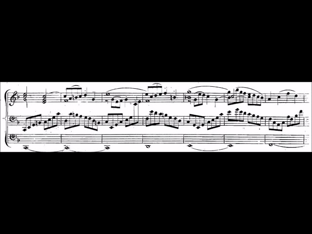 Felix Mendelssohn Organ Sonata Op 65 No.1 Mov.4