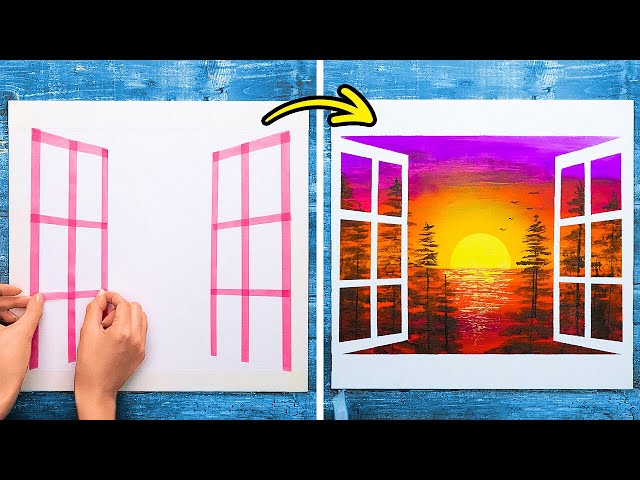 EASY ART IDEAS AND DRAWING TUTORIALS FOR BEGINNERS