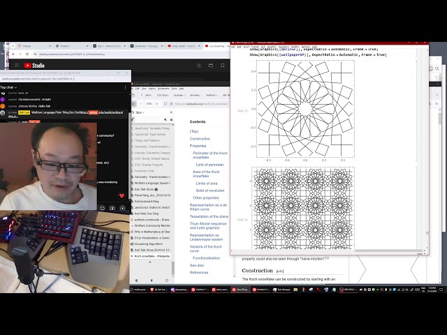 Xah Talk Show Ep537 Math Geometry, Tiling and Patterns, Coding WolframLang
