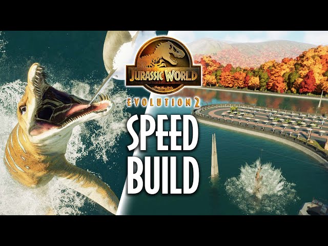 KRONOSAURUS LAGOON & Feeding Show | Jurassic World Evolution 2 Exhibit tips #1