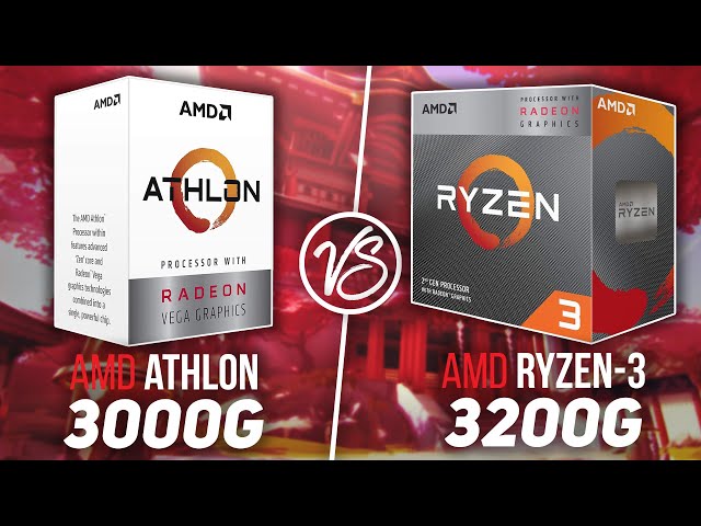 AMD Athlon 3000G VS AMD Ryzen 3 3200G 2021! | Vega 3 VS Vega 8 Graphics!