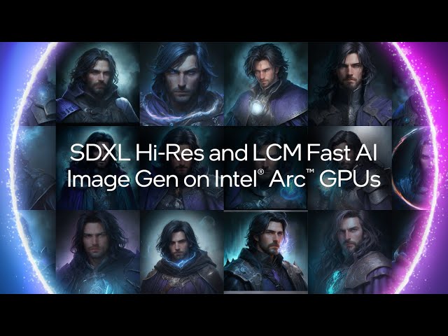 SDXL Hi-Res and LCM Fast AI Image Gen on Intel® Arc™ GPUs
