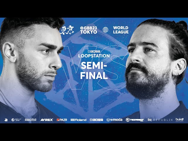 BizKit 🇺🇸 vs ROBIN 🇫🇷 | GBB 2023: WORLD LEAGUE | BOSS LOOPSTATION CHAMPIONSHIP | Semifinal