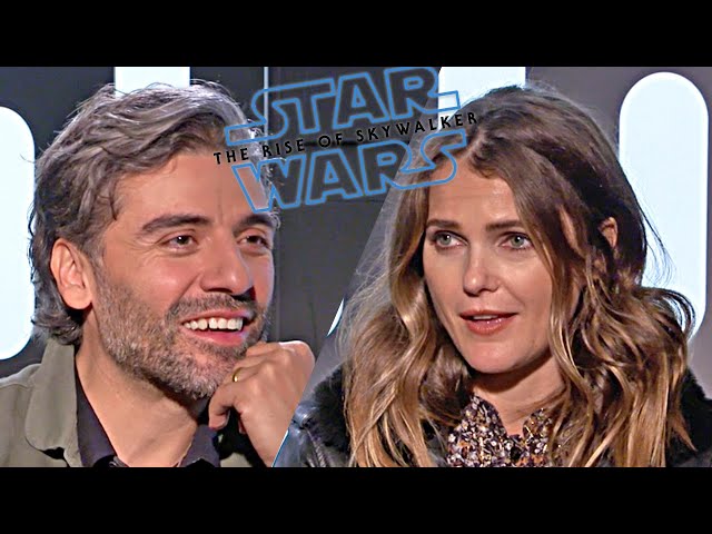 Star Wars 9 Oscar Isaac & Keri Russell talk! (2019) The Rise of Skywalker