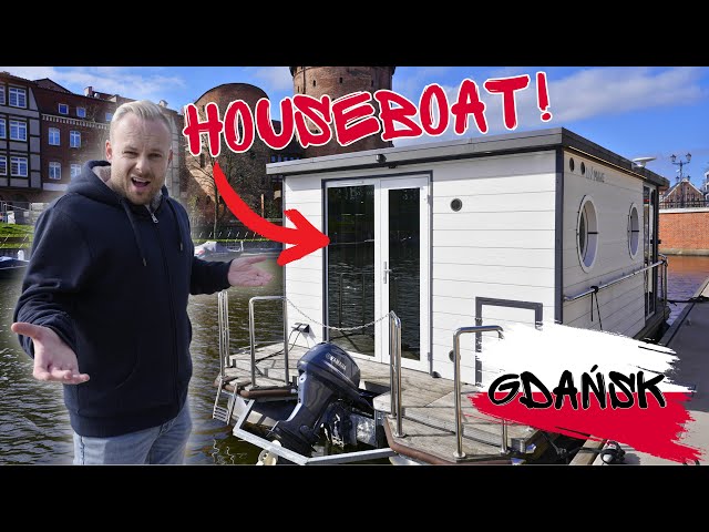 We stayed on a houseboat in Gdańsk! | Vlog |