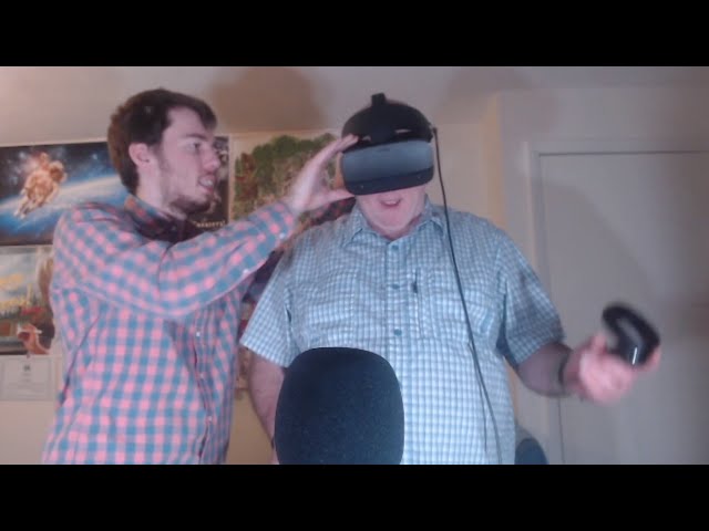 Boomer Tries VR For The First Time - Part 1 Of 3 - First Impressions