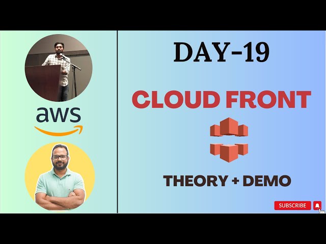 Day-19 | AWS CLOUD FRONT | Ft: Piyush | Content Delivery Network | #aws #devops #abhishekveeramalla