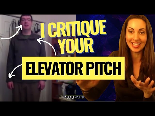 Elevator Pitch tips