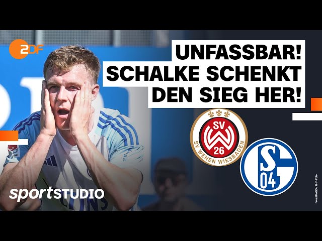 SV Wehen Wiesbaden - FC Schalke 04 | 2. Bundesliga, 5. Spieltag Saison 2023/24 | sportstudio