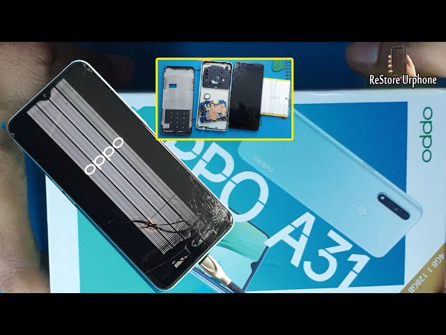 Restore broken phone Oppo A31 Cracked Screen  Replacement | Rebuild Broken Phone By Restore Urphone