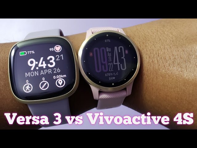 Garmin Vivoactive 4S vs Fitbit Versa 3 - Which Is Better?