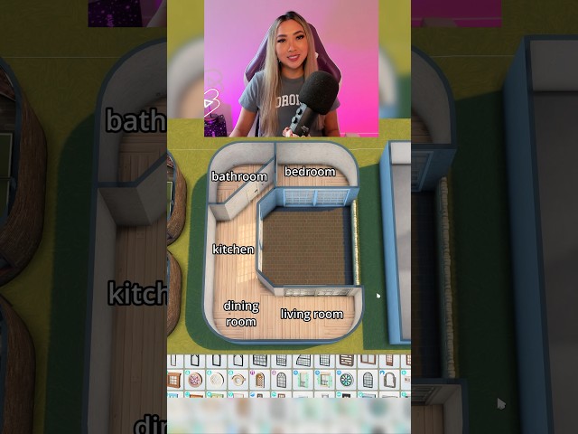 Building the best floor plan in the letter C | Alphabet Series C Part 1 #sims4 #gaming