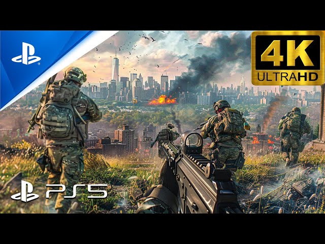 (PS5) The Invasion Of America Looks Amazing | Ultrarealistic Graphics 4K60FPS HDR Call Of Duty