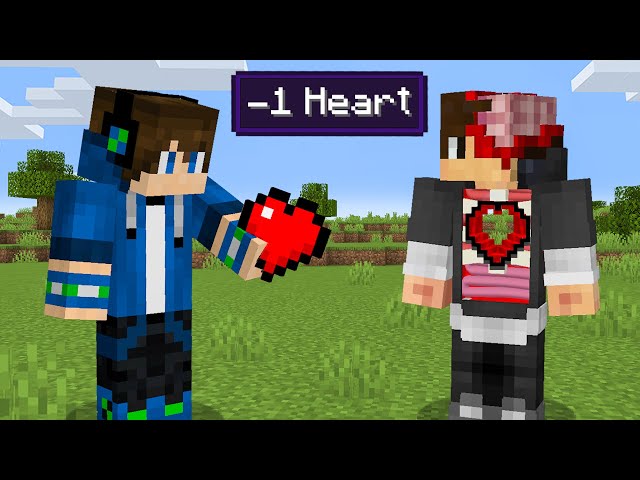 I Fooled My Friend by Stealing HEARTS in Minecraft