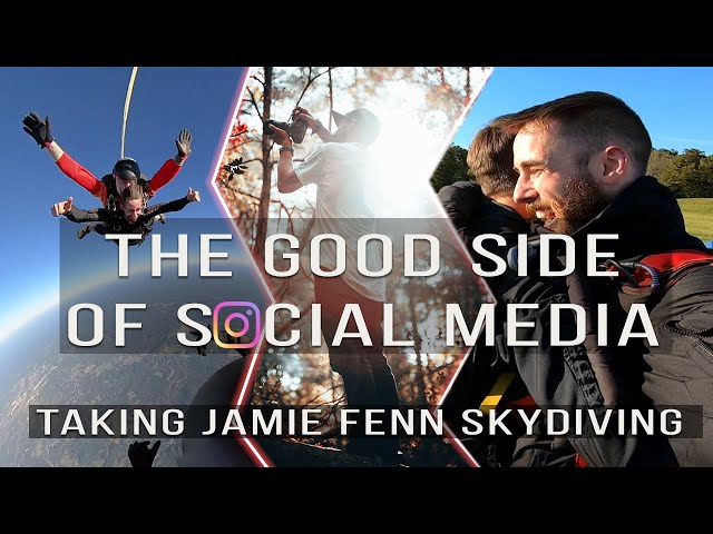 Taking My Favorite YouTuber (Jamie Fenn) Skydiving | Don't Delete Your Social Media!