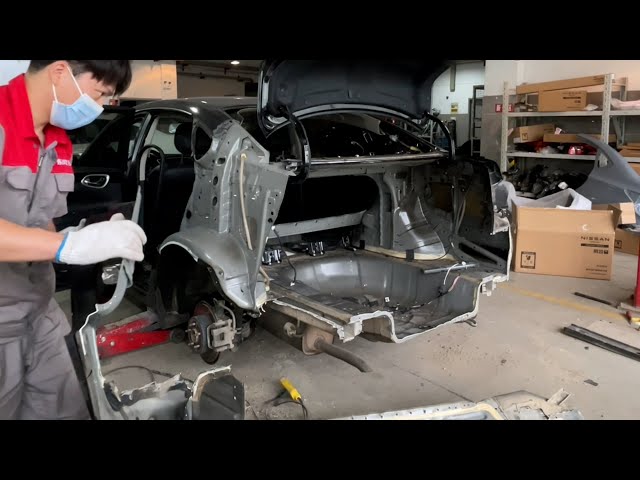 Rear side collision accident repair|Nissan Sylphy|@Mechanic Han