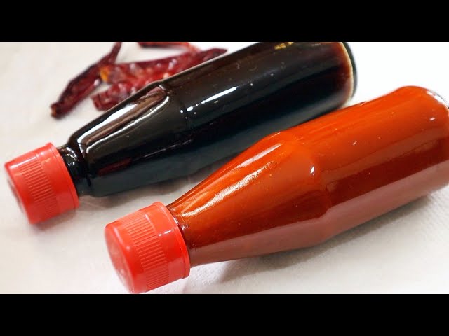 కేవలం 5 ని||ల్లో ఇంట్లోనే ఈజీగా ఇలా సొయా సాస్,చిల్లి సాస్ చేసేయచ్చు👌 | Soya Sauce | Red Chilli Sauce