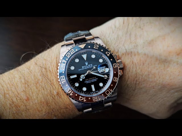 Rolex GMT Master II Everose gold Root Beer 126715chnr-0001