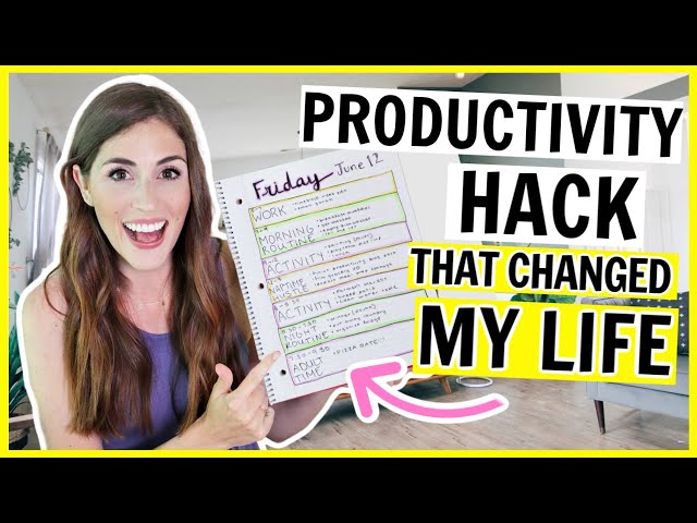 LIFE CHANGING PRODUCTIVITY SECRET TO GET MORE DONE! | Scheduling Hacks For Moms | How to Time Block