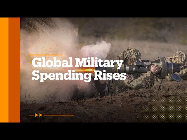 Global military expenditure surges to $2.4T