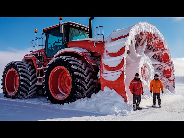 Mega-powered snow plows that mankind can't do without.