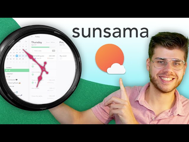 How to use SUNSAMA for Managing your Time (Review)